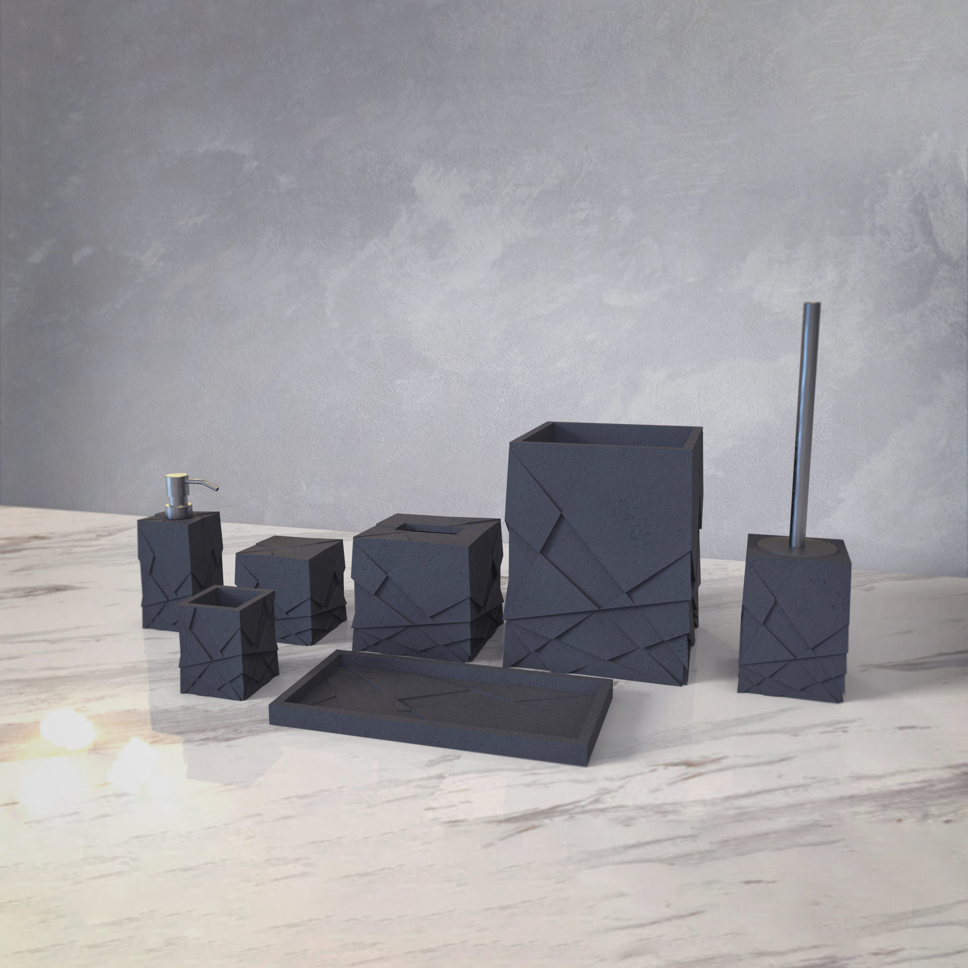 FA0002-碎片浴室用品組