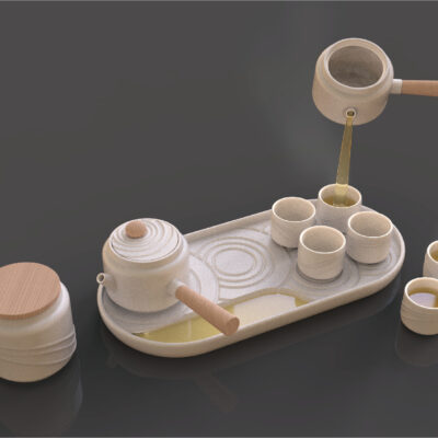 FT0001-枯山水茶具組