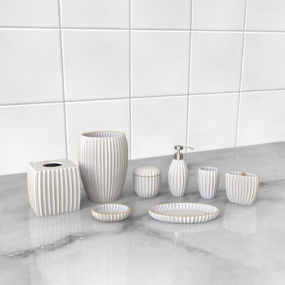 FA0003-百褶浴室用品組