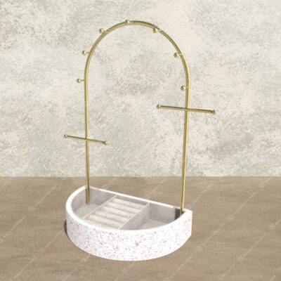 FS0001-仿磨石子首飾收納架