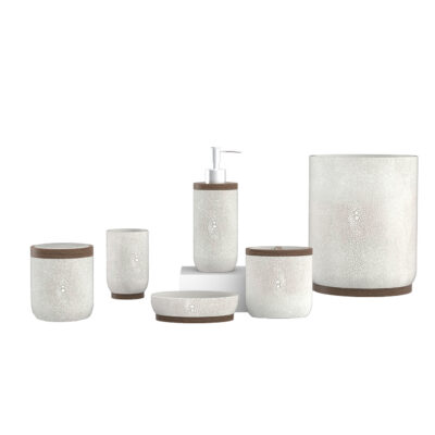 LA0001-珍珠魚皮浴室用品組