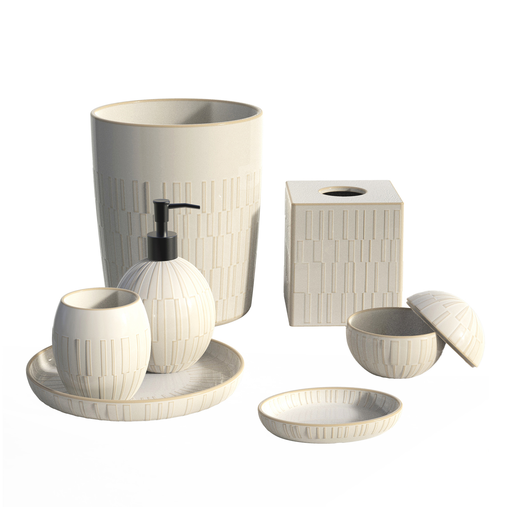 FA0014-陶瓷浴室用品組